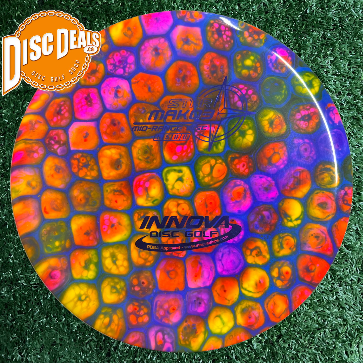 Custom Dyed Innova Star Mako3 by Strictly Dyes