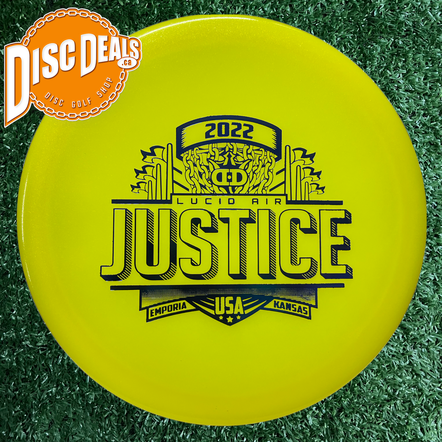 Dynamic Discs Lucid Air Justice Pro Worlds Fundraiser